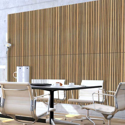 Panneau d'absorption acoustique pour mur - SIENA W AE - artnovion - en placage de bois / en mélaminé / 3D