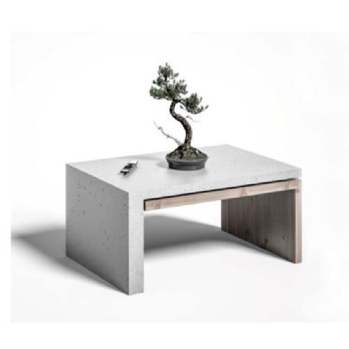 Table basse contemporaine - LIGNUM - Slabb - Architectural Concrete - en bois / en béton / rectangulaire