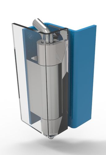 Charnière de porte - Z100 - EURO-LOCKS - pour meuble / en acier / professionnelle