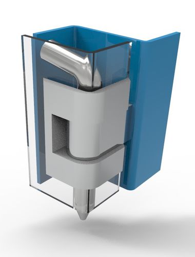 Charnière de porte - Z200 - EURO-LOCKS - pour meuble / en zamak / professionnelle