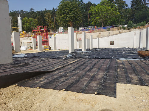 Géocomposite de drainage - DRAINTUBE® FTB  - Afitexinov - à mini-drain / en polypropylène / pour fondation