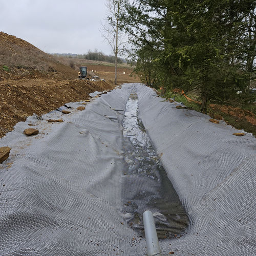 Géocomposite de drainage - AFITER® 3D  - Afitexinov - de protection / de revégétalisation / en polyéthylène