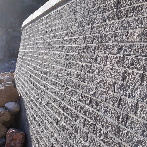 Bloc de béton plein - BLOCK AFIWALL®   - Afitexinov - pour mur de soutènement / acoustique / à haute résistance