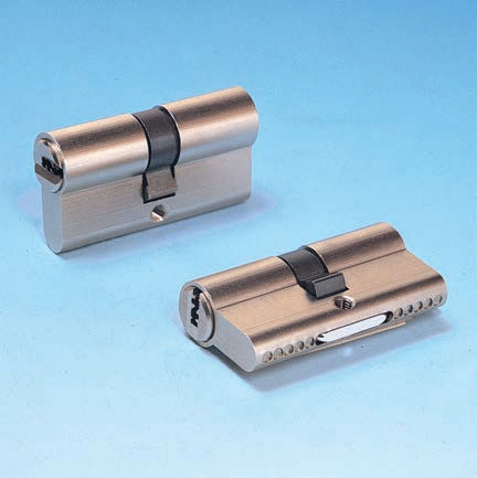 Cylindre pour serrure à haute sécurité - S3400 SECUR series - Potent S.A.S. - à clé / laiton poli / chromé satiné