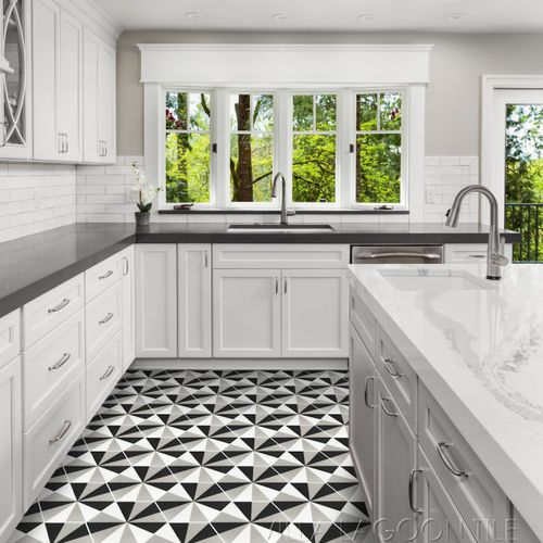Tomette en ciment - DO-SI-DO SENCILLO  - Villa Lagoon Tile - d'intérieur / de cuisine / murale