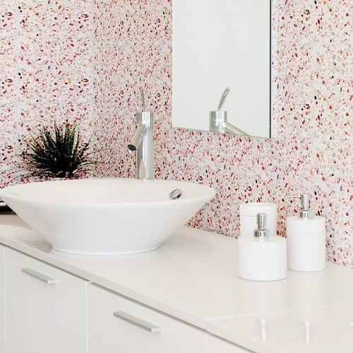 Carrelage en ciment - LARGE CHEEKY - Villa Lagoon Tile - en terrazzo / d'intérieur / de salle de bain