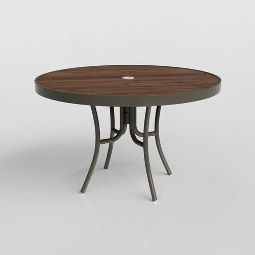Table à manger contemporaine - Cancun  - Tidelli - en verre / avec piètement en aluminium / ronde