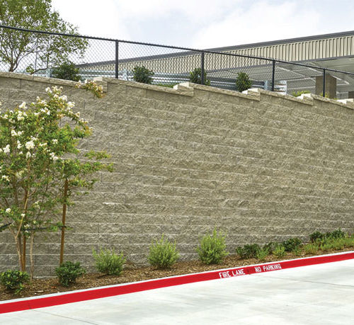 Bloc de béton spécial - VALERA PRO STRAIGHT  - PAVESTONE - pour clôture de jardin / pour mur de soutènement / aspect pierre