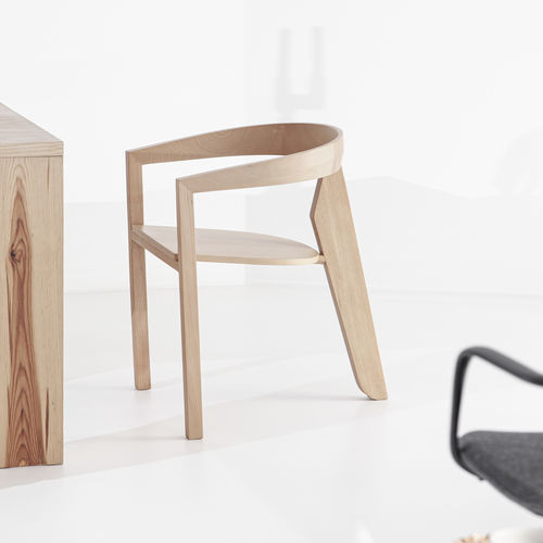 Chaise contemporaine - ICON  - PORVENTURA - d'intérieur / en hêtre / en frêne