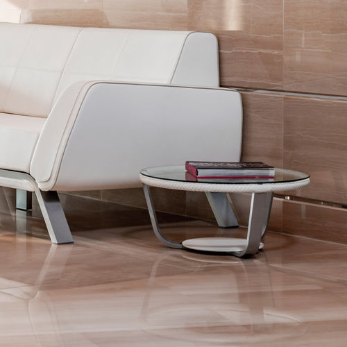 Table d'appoint contemporaine - LOUNGETISCHE - BOXMARK Leather d.o.o. - en verre / en aluminium / en cuir