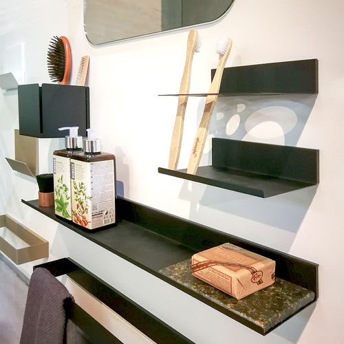 Étagère pour mur - basic - 3S design - contemporaine / en acier à revêtement par poudre / de salle de bain