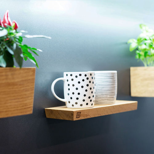 Étagère murale - W • oblique - 3S design - contemporaine / en chêne / de salon