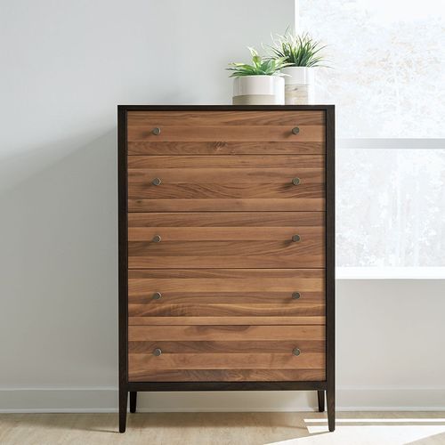 Chiffonnier contemporain - HAYDEN - West Furniture - en noyer