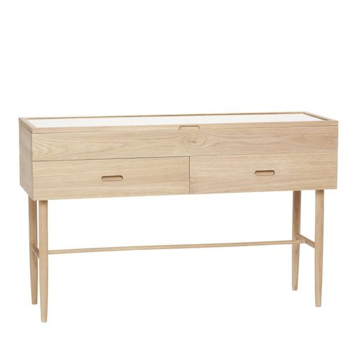 Console contemporaine - Treasure - Hübsch A/S - en chêne / en placage de bois / en MDF
