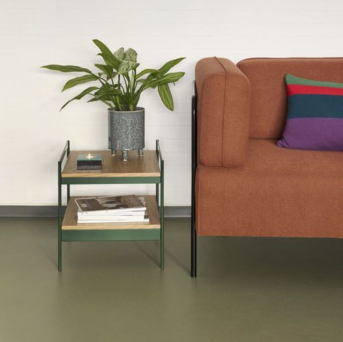 Table d'appoint contemporaine - Jaunty - Hübsch A/S - en chêne / en MDF / en placage de bois