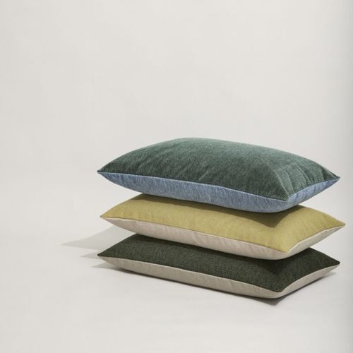 Coussin rectangulaire - Bliss - Hübsch A/S - uni / résidentiel / bleu