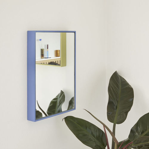 Miroir mural - Shine - Hübsch A/S - de style / rectangulaire / en fer