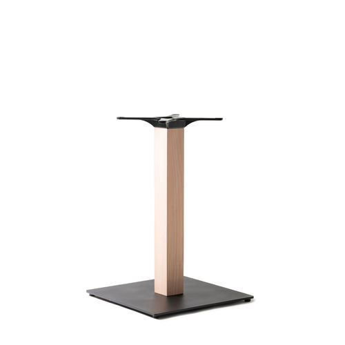 Pied de table en acier - BM 02 - Mebella Beata Kotowska - en bois / contemporain / pour table mange-debout