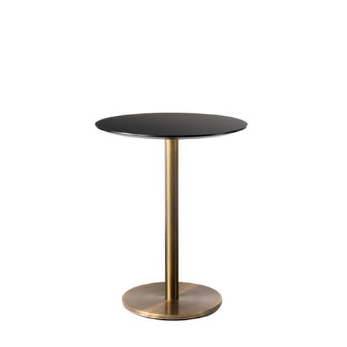 Pied de table en laiton - A 09 SLIM BAR - Mebella Beata Kotowska - contemporain / pour table mange-debout / professionnel