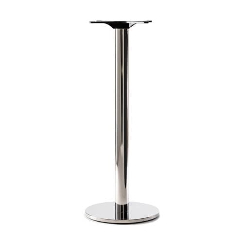 Pied de table en acier inoxydable - A 09 - Mebella Beata Kotowska - contemporain / pour table mange-debout / professionnel