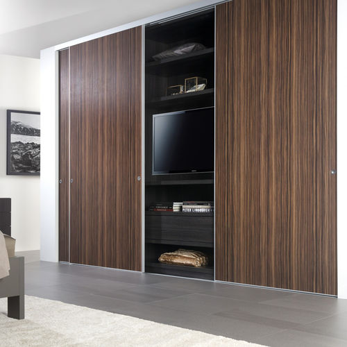 Armoire contemporaine - PURE - Noteborn BV - en aluminium / à porte coulissante