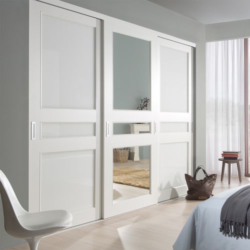 Armoire contemporaine - MATCH-COUNTRY  - Noteborn BV - en bois laqué / à porte coulissante / avec miroir