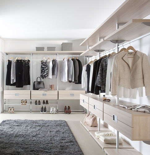 Dressing contemporain - CROSS INTÉRIEUR  - Noteborn BV - en bois laqué / en aluminium