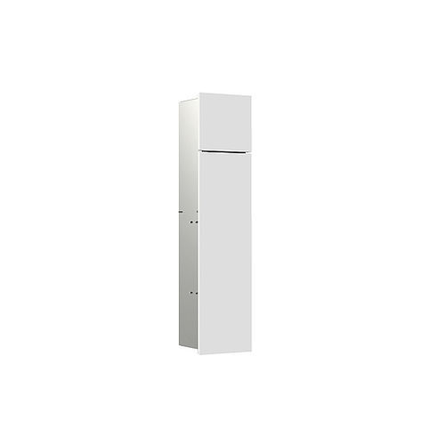 Porte brosse de toilettes en métal - 9755 513 00 - Emco Bad GmbH & Co. KG - encastrable / poli