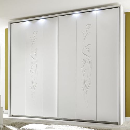 Armoire contemporaine - CLEOPATRA - LC spa - en bois / à portes coulissantes