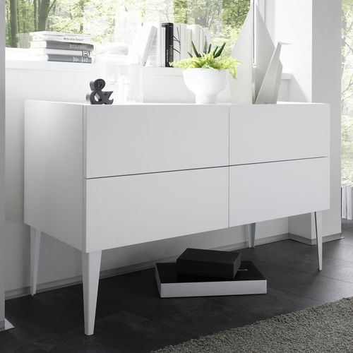 Buffet sur pieds hauts - REX - LC spa - contemporain / en chêne / blanc