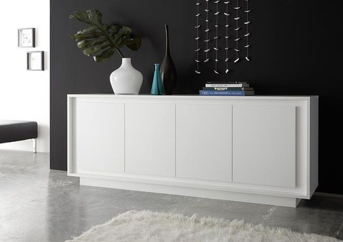 Buffet contemporain - SKY - LC spa - en chêne / blanc