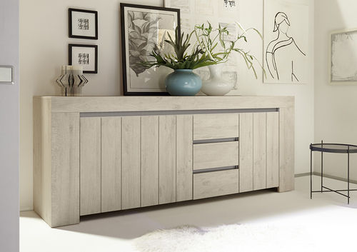 Buffet contemporain - PALMIRA  - LC spa - en chêne / beige