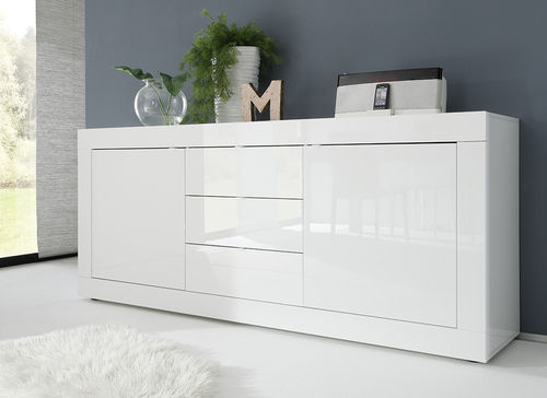 Buffet contemporain - BASIC - LC spa - en chêne / en wengé / blanc