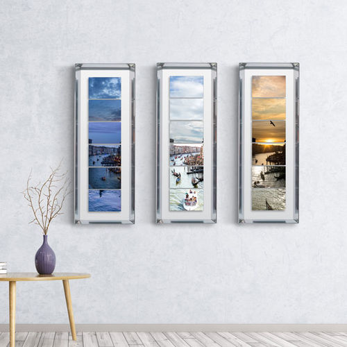 Tableau décoratif paysage - VENICE COLLAGEPHOTO  | DESIGN ALUMINUM FRAME - San Polo Art Gallery | Contemporary Art & Design i - figuratif / pour hôtel / pour bureau
