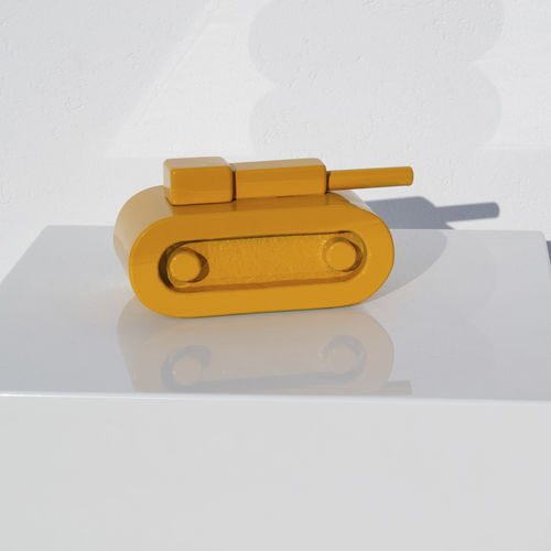 Sculpture en pierre naturelle - GAME. NO WAR : YELLOW - San Polo Art Gallery | Contemporary Art & Design i - d'extérieur / professionnelle