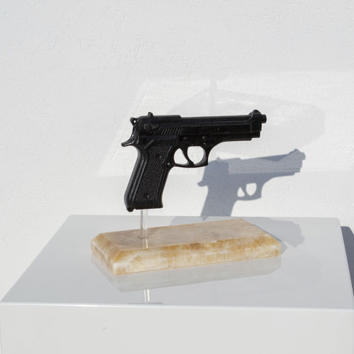 Sculpture en pierre naturelle - TOY GUN - San Polo Art Gallery | Contemporary Art & Design i - d'extérieur / professionnelle