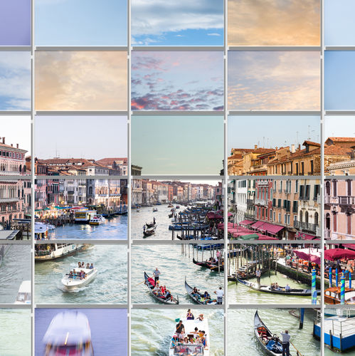 Impression photographique - RIVUS ALTUS - XL78 #06 PASTEL | VENICE PHOTOS FRAGMENTS - San Polo Art Gallery | Contemporary Art & Design i - grand format / paysage / professionnelle