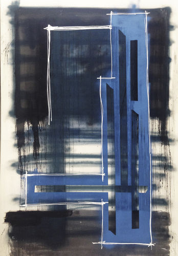 Tableau décoratif acrylique - Overline 1 RIGONI SERIES - San Polo Art Gallery | Contemporary Art & Design i - mixte / sur toile / abstrait