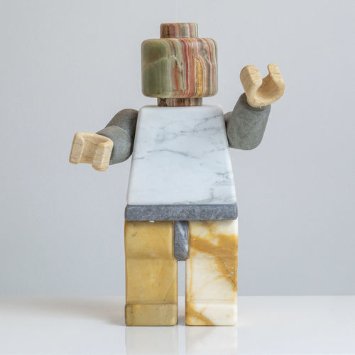 Sculpture en marbre - GEORGE - San Polo Art Gallery | Contemporary Art & Design i - à poser / pour galerie d'art / verte