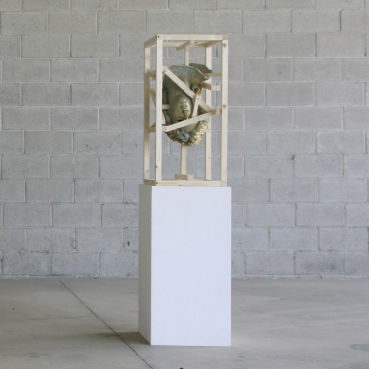 Sculpture en bois - Cage n° 8 – Testa di Apollo - San Polo Art Gallery | Contemporary Art & Design i - en pierre / en matériaux composites / d'extérieur
