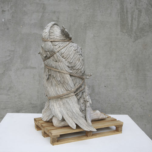Sculpture en bois - Wrapped n° 2  - San Polo Art Gallery | Contemporary Art & Design i - en métal / en pierre / en matériaux composites