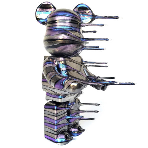 Sculpture en résine - Blown Away 400% Bearbrick - San Polo Art Gallery | Contemporary Art & Design i - en acrylique / d'extérieur / fait main