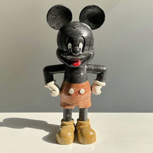 Sculpture en marbre - MICKEY MOUSE “non fatemi arrabbiare!” - San Polo Art Gallery | Contemporary Art & Design i - d'extérieur / fait main / de jardin