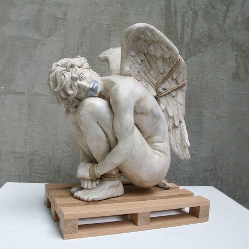 Sculpture en bois - Pallet n° 4, 2022 - San Polo Art Gallery | Contemporary Art & Design i - en pierre / en composite / fait main