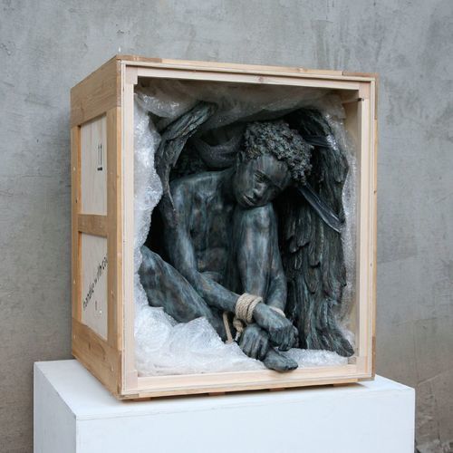 Sculpture en bois - Box n° 6, 2021 - San Polo Art Gallery | Contemporary Art & Design i - en jesmonite / fait main / Fabriquée en Italie