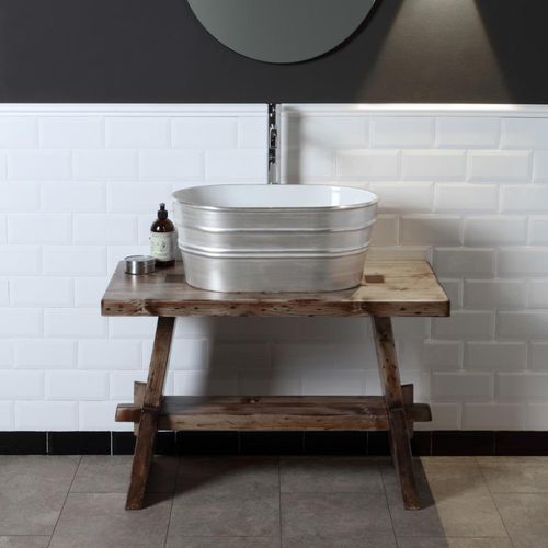 Console pour lavabo en bois - CVL01STLAI - horganica