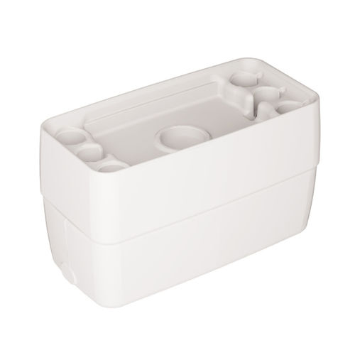 Jardinière en plastique - SUPRABASE WHITE - Supragarden - rectangulaire / contemporaine / professionnelle