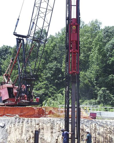Marteau de battage diesel - MODEL D12-42 - American Piledriving Equipment Inc.