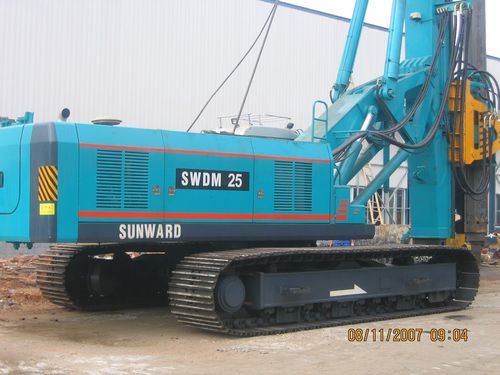 Foreuse à moteur diesel - MODEL SWDM 25 - American Piledriving Equipment Inc. - rotative / fond de trou / pour chantier de construction