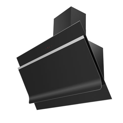 Hotte murale - OPTIMUS - Klugmann Hausgeraete GmbH - avec éclairage intégré / noire